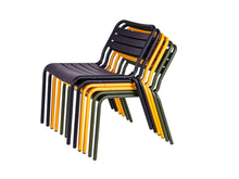 Afbeelding in Gallery-weergave laden, MaximaVida metalen loungestoel Max olijfgroen - doos per 2 stuks