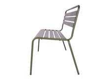 Afbeelding in Gallery-weergave laden, MaximaVida metalen tuinbank Max 120 cm olijfgroen