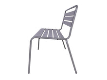 Load image into Gallery viewer, MaximaVida metal garden bench Max Mouse Grey 120 cm