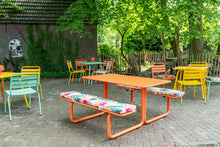 Load image into Gallery viewer, MaximaVida picnic table cushion set Vaiana 146 x 30 x 4 cm 2 pieces - water repellent