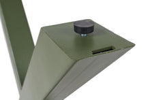 Load image into Gallery viewer, MaximaVida metal X-frame table leg New York olive green coated – per 2 pieces