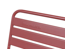 Afbeelding in Gallery-weergave laden, MaximaVida metalen tuinbank Max 120 cm terracotta