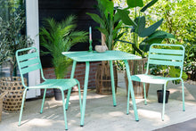 Load image into Gallery viewer, MaximaVida metal square garden table Max 80 cm x 80 cm cactus