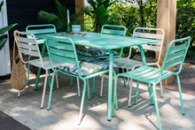 Load image into Gallery viewer, MaximaVida metal garden table Max 150 cm x 80 cm cactus