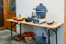 Load image into Gallery viewer, MaximaVida foldable picnic table Berlin 200 x 70 cm 3 layers clear varnish - FSC certified