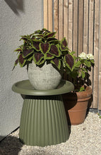 Load image into Gallery viewer, MaximaVida plastic side table Mila round 50 cm olive green