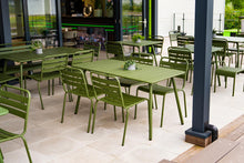 Load image into Gallery viewer, MaximaVida metal garden set Max olive green 150 cm