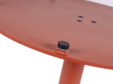 Lade das Bild in den Galerie-Viewer, MaximaVida rundes Metalltischbein Portland rostbraun - extra schwere Ausführung 34 kg