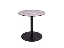 Lade das Bild in den Galerie-Viewer, MaximaVida runder HPL Terrazzo Esstisch Lucca 75 cm - schwere Ausführung 40 kg