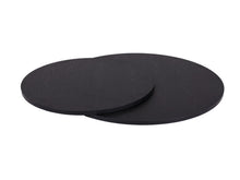 Lade das Bild in den Galerie-Viewer, MaximaVida Set runde Tischplatten Chicago 58 und 75 cm schwarz – Kiefernholz Furnier