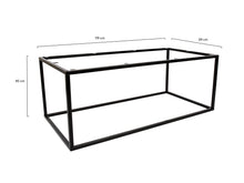 Load image into Gallery viewer, MaximaVida frame Chicago for a rectangle coffee table – DIY your own coffee table 120 x 60 cm