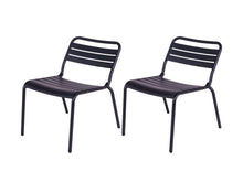Load image into Gallery viewer, MaximaVida metal lounge chair Max XXL black - 2 pieces
