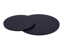 Load image into Gallery viewer, MaximaVida round set of table tops Chicago black - 58 cm and 45 cm