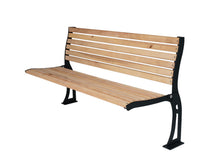 Load image into Gallery viewer, MaximaVida standing façade bench Jordaan with backrest 100 cm