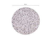 Lade das Bild in den Galerie-Viewer, MaximaVida runde Tischplatte Lucca 45 cm – HPL Terrazzo Optik