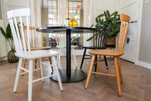 Lade das Bild in den Galerie-Viewer, MaximaVida rundes Tischgestell Portland aus schwarzem Metall - schwere Ausführung