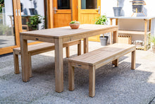 Afbeelding in Gallery-weergave laden, MaximaVida teak picknickset Java 180 cm - 3-delig