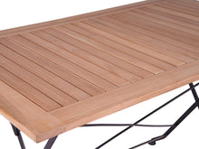 Afbeelding in Gallery-weergave laden, MaximaVida inklapbare tuintafel Toscana 120 x 70 cm zwart - 100% FSC excellent acacia