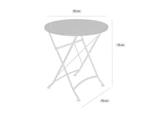 Load image into Gallery viewer, MaximaVida foldable round garden table Toscana Ø 70 cm olive green - 100% FSC excellent acacia