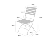Load image into Gallery viewer, MaximaVida foldable garden chair Toscana olive green 2 pieces - 100% FSC excellent acacia