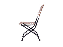 Load image into Gallery viewer, MaximaVida foldable garden chair Toscana black 2 pieces - 100% FSC excellent acacia