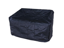 Lade das Bild in den Galerie-Viewer, MaximaVida schwarze Schutzhülle für Gartenbank London 180 cm bis 200 cm - 600 Gramm schwere Ausführu