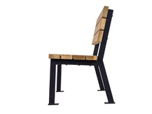 Load image into Gallery viewer, MaximaVida set of industrial bench legs New York black - including ground anchor