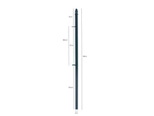 Load image into Gallery viewer, MaximaVida garden fence end post Utrecht 90 cm - hot-dip galvanised