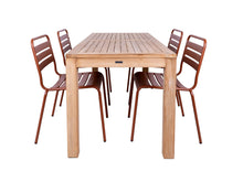 Afbeelding in Gallery-weergave laden, MaximaVida tuinset Java 150 cm roestbruin