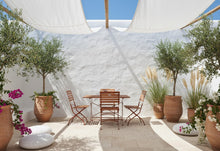 Load image into Gallery viewer, MaximaVida foldable garden table Toscana 120 x 70 cm rust brown - 100% FSC excellent acacia