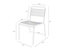 Load image into Gallery viewer, MaximaVida metal garden chair Max taupe box of 2
