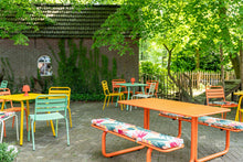 Load image into Gallery viewer, MaximaVida picnic table cushion set Vaiana 146 x 30 x 4 cm 2 pieces - water repellent