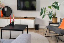 Afbeelding in Gallery-weergave laden, MaximaVida vierkante salontafel set Chicago XL zwart 60 cm - pinewood fineer