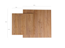 Load image into Gallery viewer, MaximaVida set of square table tops Kiev 60 cm – rustic oak veneer