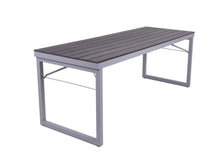 Load image into Gallery viewer, MaximaVida table foldable plastic-aluminium Hamburg 200 cm black – low maintenance
