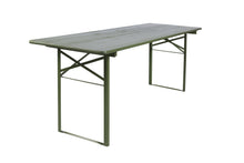 Load image into Gallery viewer, MaximaVida foldable picnic table Berlin 200 x 70 cm olive green - FSC certified
