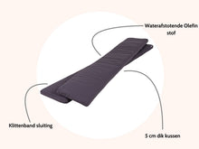 Afbeelding in Gallery-weergave laden, MaximaVida picknicktafel kussenpakket Antro 200 x 30 x 4 cm - 2 stuks - waterafstotend