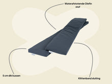 Afbeelding in Gallery-weergave laden, MaximaVida picknicktafel kussenpakket Antro 200 x 30 x 4 cm - 2 stuks - waterafstotend