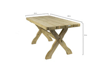 Load image into Gallery viewer, MaximaVida wooden garden table provence 170 cm- wood thickness of 60 mm