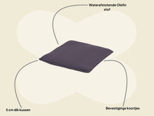 Lade das Bild in den Galerie-Viewer, MaximaVida Sitzkissen Antro 47 x 42 x 4 cm - wasserabweisend