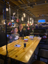 Load image into Gallery viewer, MaximaVida foldable bar table Berlin 180 cm x 80 cm- 3 layers of clear varnish- FSC wood