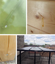 Load image into Gallery viewer, MaximaVida houten picknickset Tallinn 160 cm - 4 cm dik geïmpregneerd hout