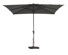 Afbeelding in Gallery-weergave laden, Madison Syros luxe parasol vierkant grijs 280 x 280 cm exclusief voet