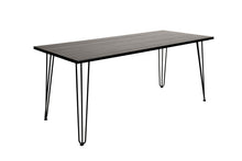 Afbeelding in Gallery-weergave laden, MaximaVida tafelblad Chicago 120 cm zwart - pinewood fineer