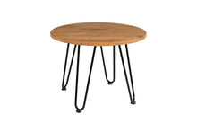 Afbeelding in Gallery-weergave laden, MaximaVida rond tafelblad Kiev ø 60 cm - 28 mm rustiek FSC eikenhout