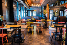 Load image into Gallery viewer, MaximaVida wooden chair Maxime black - two pieces per box