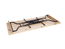 Load image into Gallery viewer, MaximaVida foldable bar table Berlin 180 cm x 80 cm- 3 layers of clear varnish- FSC wood
