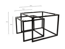 Load image into Gallery viewer, MaximaVida frame Chicago for square coffee table set- DIY coffee table set