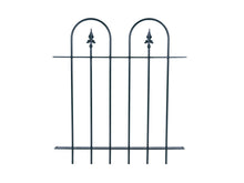 Load image into Gallery viewer, MaximaVida metal garden fence Utrecht 90 x 83 cm green - hot-dip galvanised