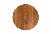 Afbeelding in Gallery-weergave laden, MaximaVida rond tafelblad Kiev ø 60 cm - 28 mm rustiek FSC eikenhout